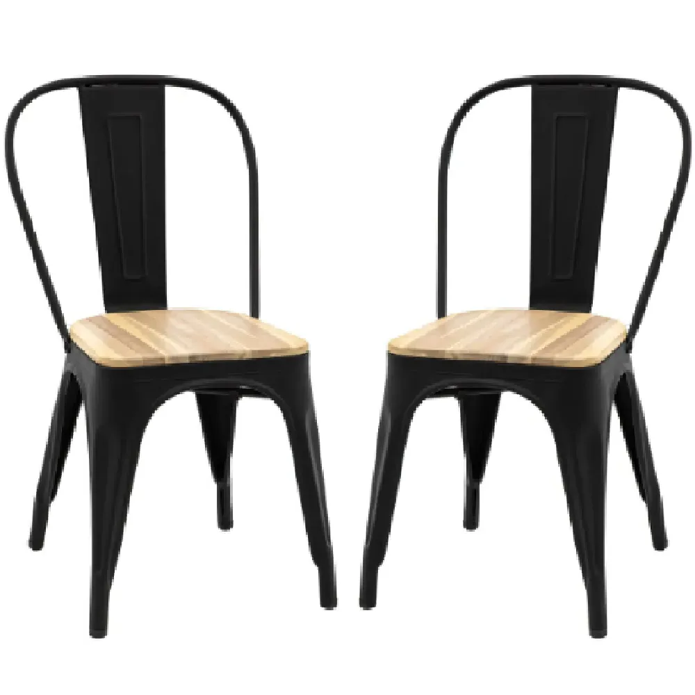 Paralia Outdoor Dining Chairs in Pair - Natural, Acacia product