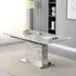 Parini Small Extendable Dining Table - Magnesia Marble Effect