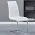 Paris Dining Chair - White, Faux Leather