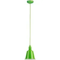 Parista Bell Shade Pendant Light - Lime Green, Metal