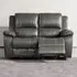 Parker 2-Seater Electric Recliner Sofa - Grey, Faux Leather