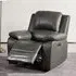 Parker Electric Recliner Armchair - Grey, Faux Leather