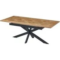 Parker Extendable Dining Table - Medium Oak Veneer