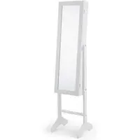 Parkin Wooden Jewellery Dressing Mirror - White