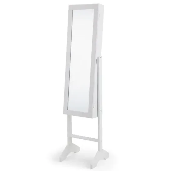 Parkin Wooden Jewellery Dressing Mirror - White image