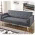 Parlan Sofa Bed - Dark Grey, Linen
