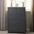Parnu 5-Drawer Chest of Drawers - Grey, Oak