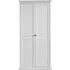 Paroya 2-Door Wardrobe - White, Wood