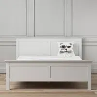 Paroya Super King Size Bed Frame - White