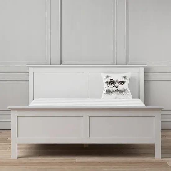 Paroya Super King Size Bed Frame - White