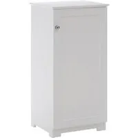 Partland 1-Door Floor Standing Cabinet - White, MDF alternate view