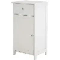 Partland Floor Standing Bathroom Storage Cabinet - White