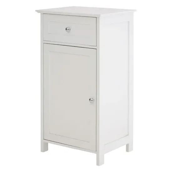 Partland Floor Standing Bathroom Storage Cabinet - White image