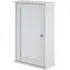 Partland Mirrored Bathroom Cabinet - White, MDF