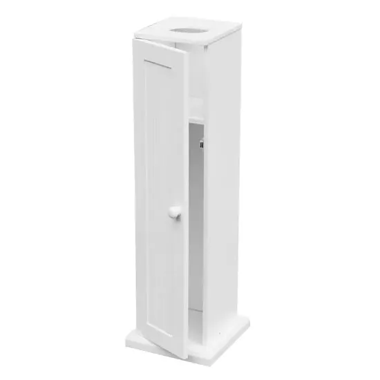 Partland Toilet Paper Cabinet - White, MDF image