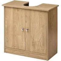Partland Under Sink Cabinet - Natural, Oak Veneer