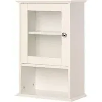 Partland Wall Bathroom Cabinet - White, MDF