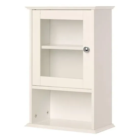 Partland Wall Bathroom Cabinet - White, MDF