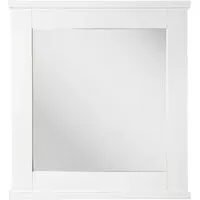 Partland Wall Bathroom Mirror - White, MDF