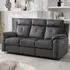 Pasco 3-Seater Electric Recliner Sofa - Anthracite, Fabric