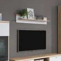 Pasco Wall Shelf - White, Oak