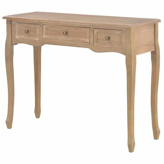 Pasgen Dressing Console Table with 3 Drawers - Brown, MDF image