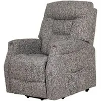 Passaic Electric Recliner Chair - Dark Grey, Fabric