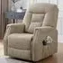 Passaic Electric Recliner Chair - Oatmeal, Fabric