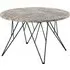 Patoka Round Coffee Table - Brown, Marble