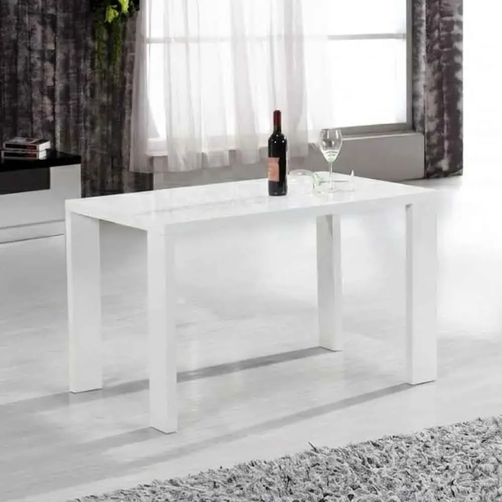 Paxton Dining Table - White, High Gloss product
