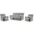 Payson 3+1+1 Recliner Sofa Set - Ash, Fabric