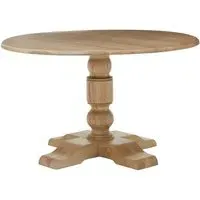 Payson Round Dining Table - Oak