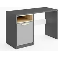 Pearl Kids Wooden Computer Desk with Door - Graphite