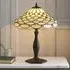 Pearl Medium Tiffany Glass Table Lamp - Bronze