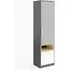 Pearl Tall Storage Cabinet with Door - Graphite