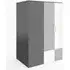 Pearl Walk-In Wardrobe Right with 2 Doors - Graphite