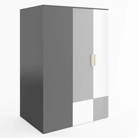 Pearl Walk-In Wardrobe Right with 2 Doors - Graphite