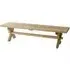 Pelham Backless Garden Bench - Ash Grey, Pine