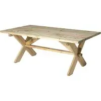 Pelham Garden Dining Table - Ash Grey, Pine