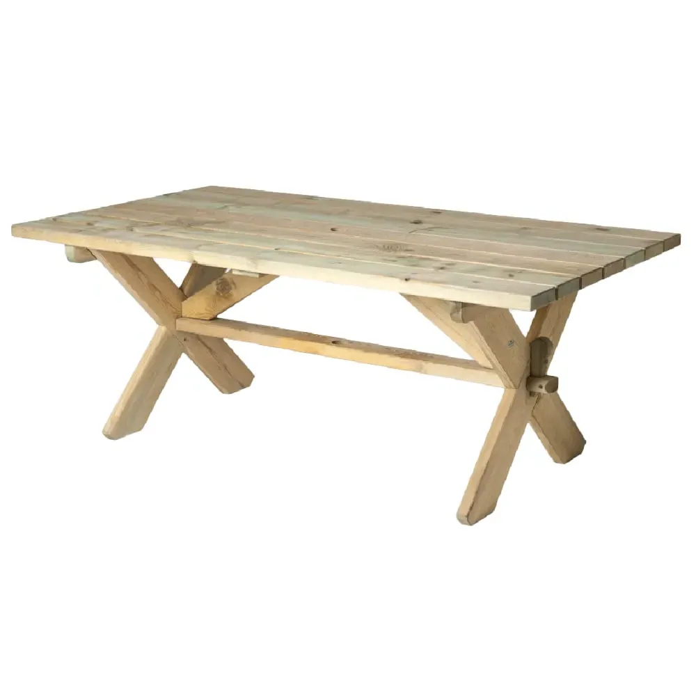Pelham Garden Dining Table - Ash Grey, Pine