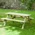 Pelham Medium Garden Picnic Dining Set - Ash Grey, Pine