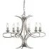 Penn 6 Light Pendant Light - Polished Nickel