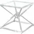 Penrith Square Side Table - Clear, Glass