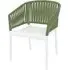 Penwell Stacking Outdoor Armchair - White, Polypropylene