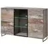 Peoria 3-Door Sideboard with LED - Canyon Oak