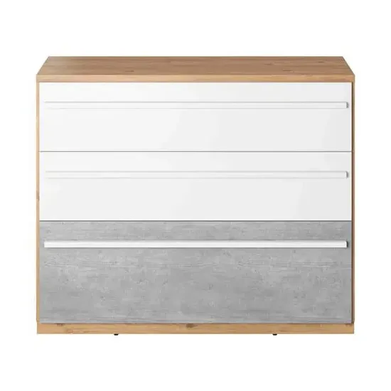 Peoria Kids 3-Drawer Chest - White, Laminated Board