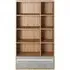 Peoria Kids 6-Shelf Bookcase - Nash Oak, Laminated Board