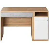 Peoria Kids Computer Desk with Storage - Nash Oak