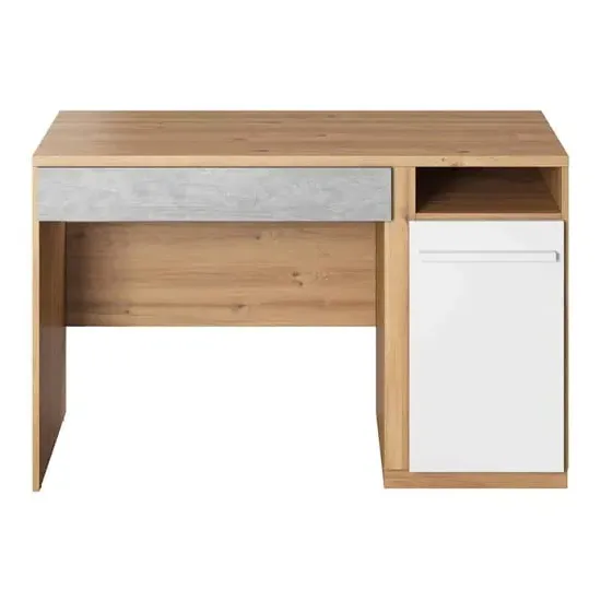 Peoria Kids Computer Desk with Storage - Nash Oak