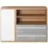 Peoria Kids Sideboard 1 Door 2 Drawers - White, Laminated Board